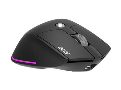 Acer Easy Fit - Maus - ergonomisch - optische LED - 6 Tasten - kabellos - 2.4 GHz, Bluetooth 5.0 - kabelloser Empf�nger (USB)
