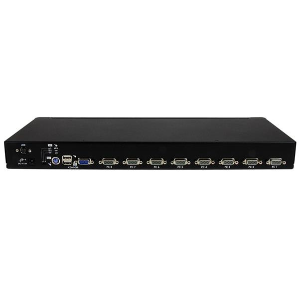 StarTech.com Commutateur KVM PS/2 USB 8 ports 1U empilables sur rack avec OSD