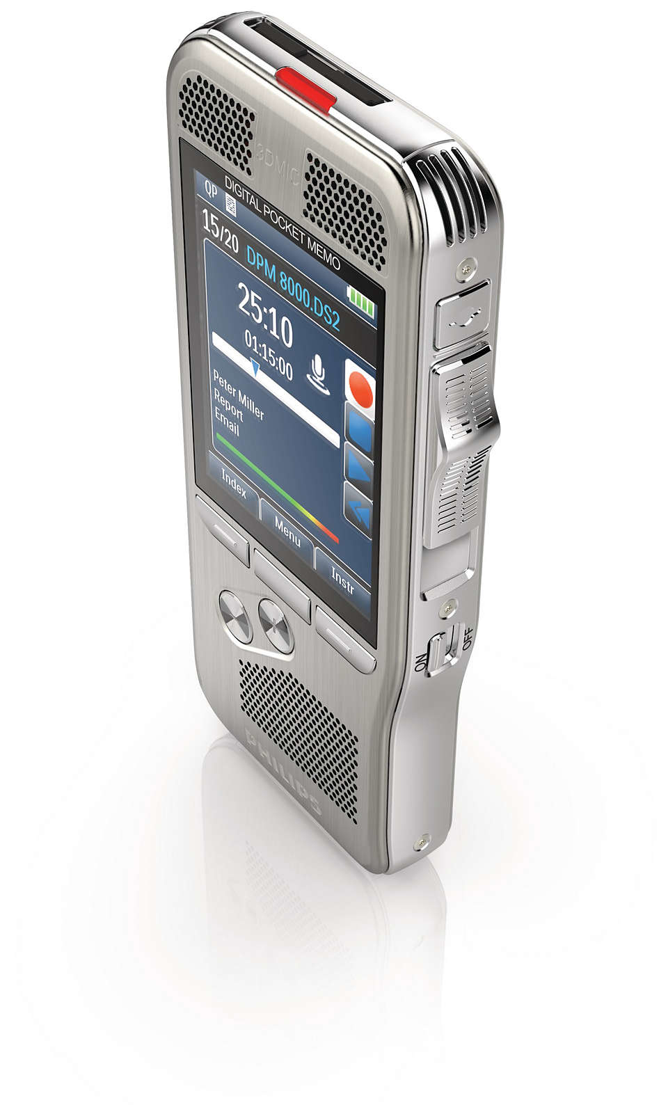 Philips DPM8300/00 dictaphone Mmoire interne Argent
