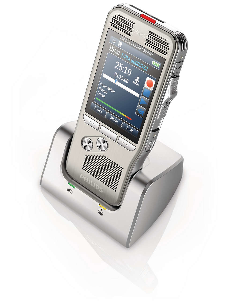 Philips DPM8300/00 dictaphone Mmoire interne Argent