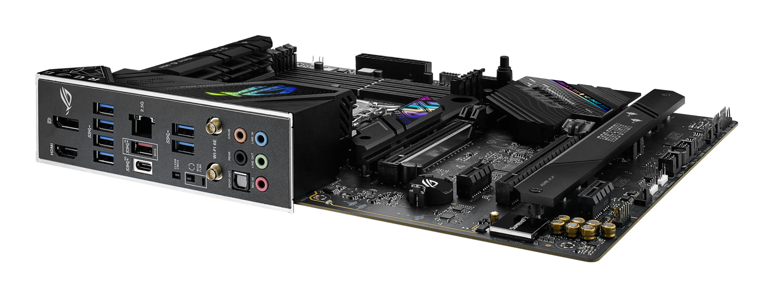 ASUS ROG STRIX B760-F GAMING WIFI, Intel, LGA 1700, Intel� Celeron�, Intel� Pentium� Gold, Intel� Core i3, Intel� Core i5, Intel� Core ..., LGA 1700, DDR5-SDRAM, 128 GB - ATX-Mainboard mit B760-Chipsatz