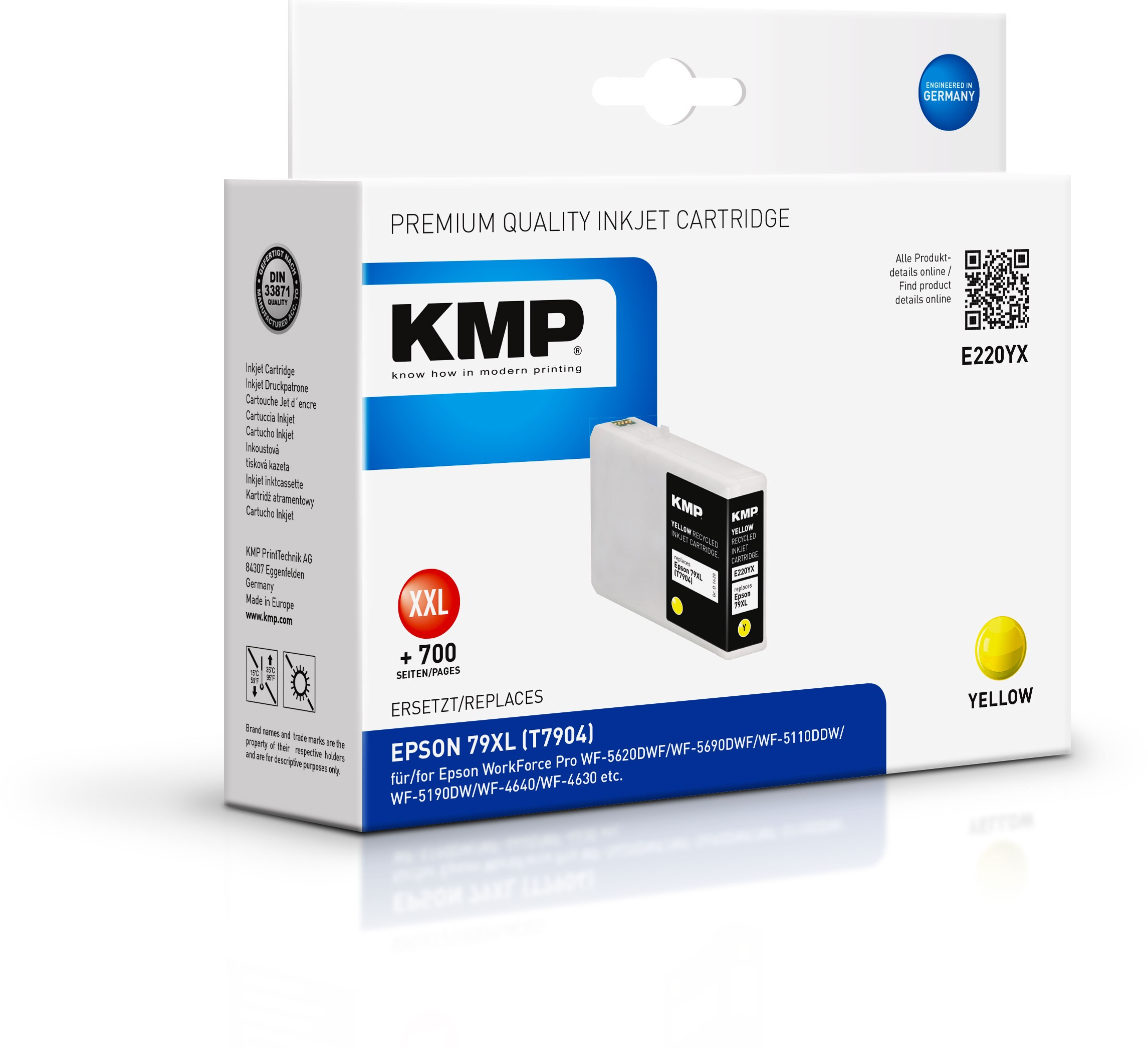 KMP 1647,4009 - Kompatibel - Magenta - Epson - Einzelpackung - Epson Expression Home XP-5100 Series Epson Expression Home XP-5105 Epson Expression Home XP-5115... - 1 Stck(e)