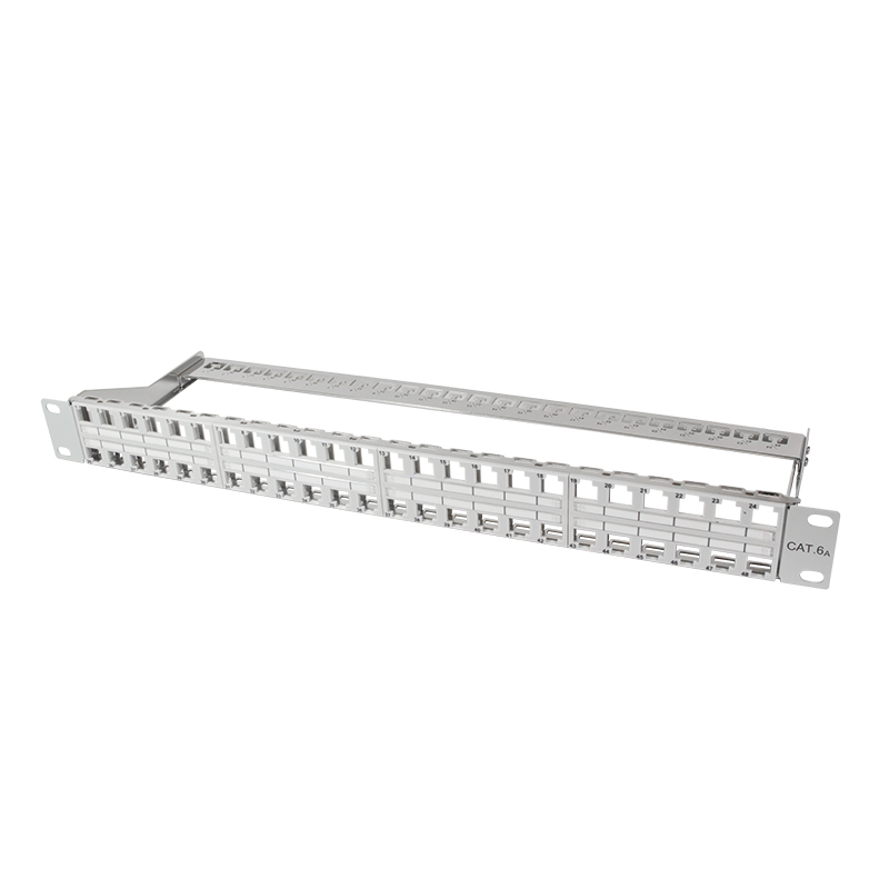 LogiLink Patchpanel 19 f�r 48 Keystone Module 1 HE - Patch-Panel