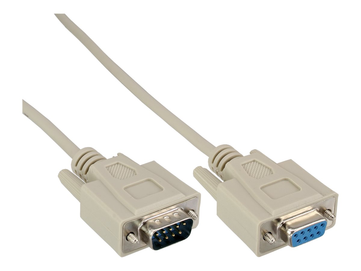 InLine 40er B-Pack Serielle Verlngerung - 9pol ST/BU - vergossen - 5m