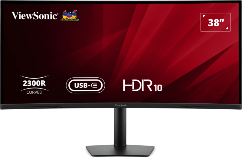 Viewsonic VA3820C LED display 96,5 cm (38) 3840 x 1600 Pixeles Wide Quad HD+ Negro