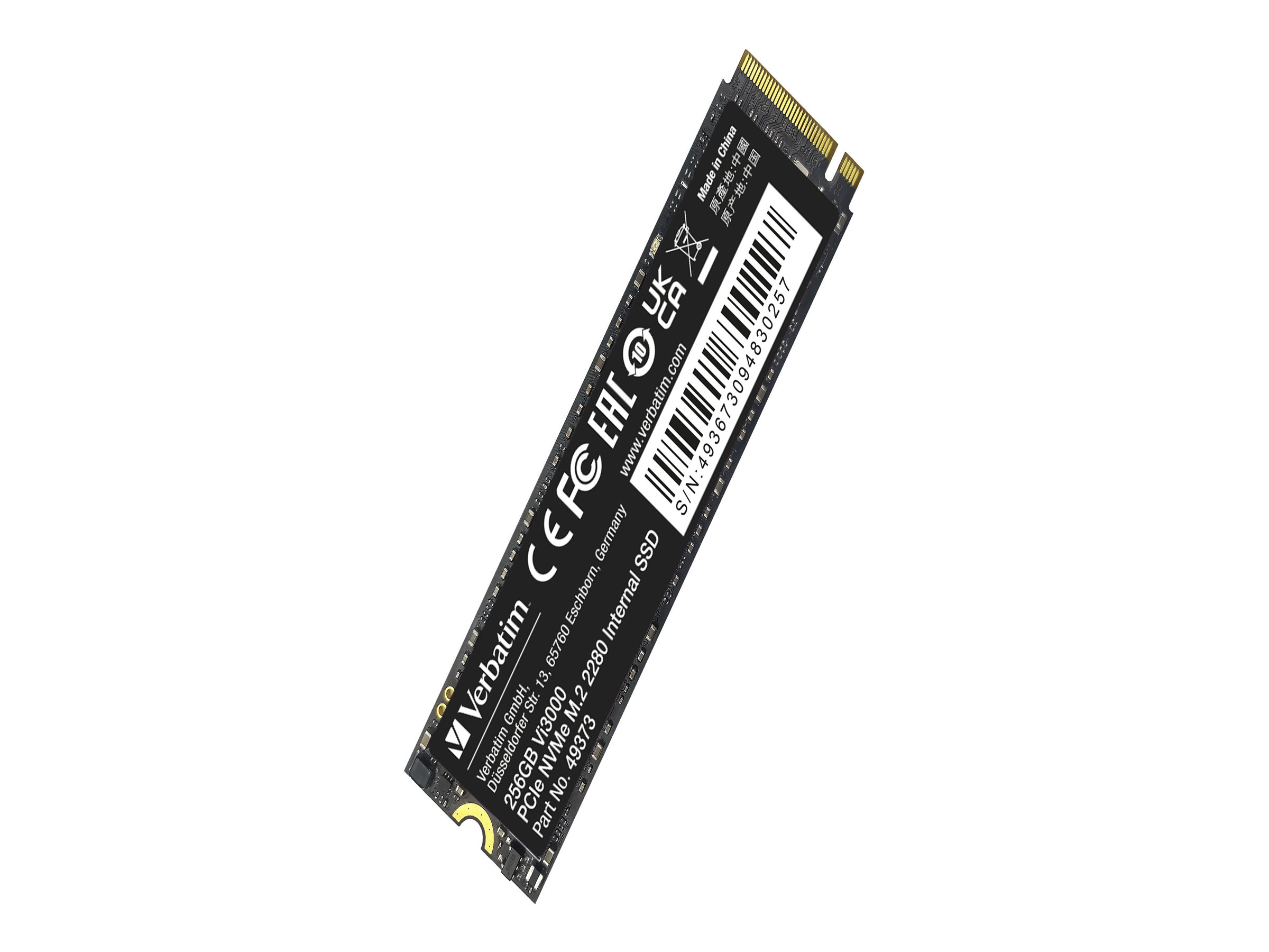 Verbatim Vi3000 256 Go M.2 PCI Express 3.0 NVMe