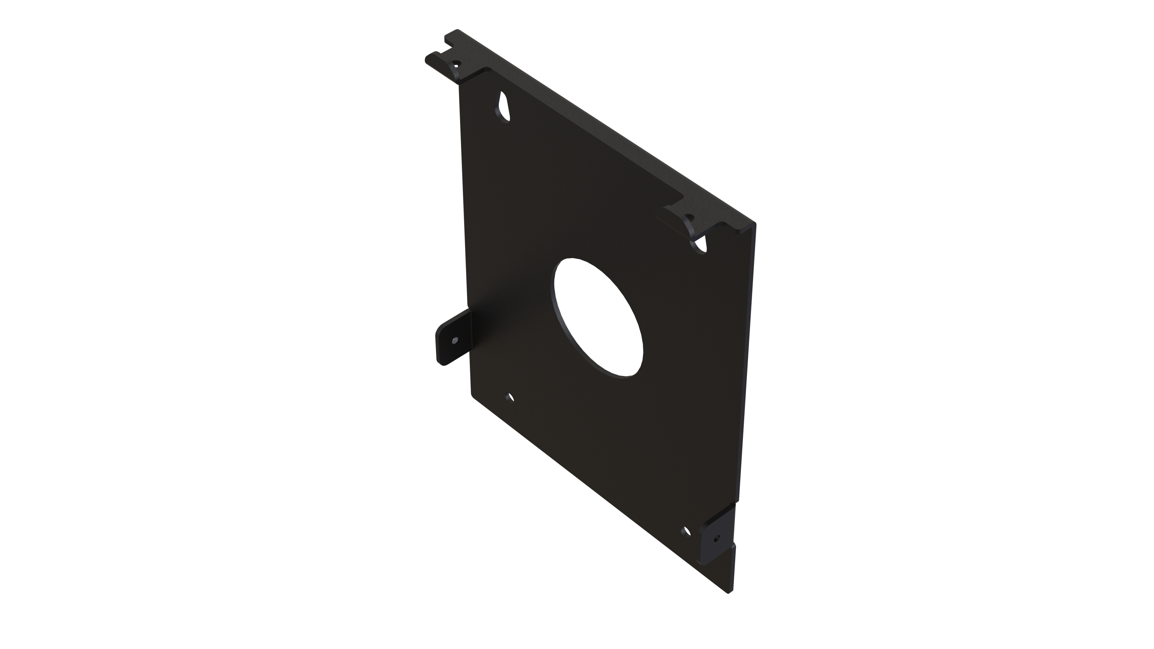 Ergonomic Solutions SpacePole Kiosk & Signage SPK502 accessoire de systme de paiement en point de vente Monture POS Noir