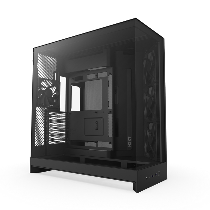 NZXT H9 Flow - Mid tower - E-ATX - Seitenteil mit Fenster (geh�rtetes Glas)