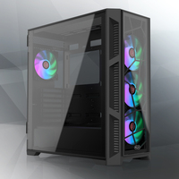 RAIJINTEK PONOS Ultra Midi-Tower Tempered Glass - schwarz