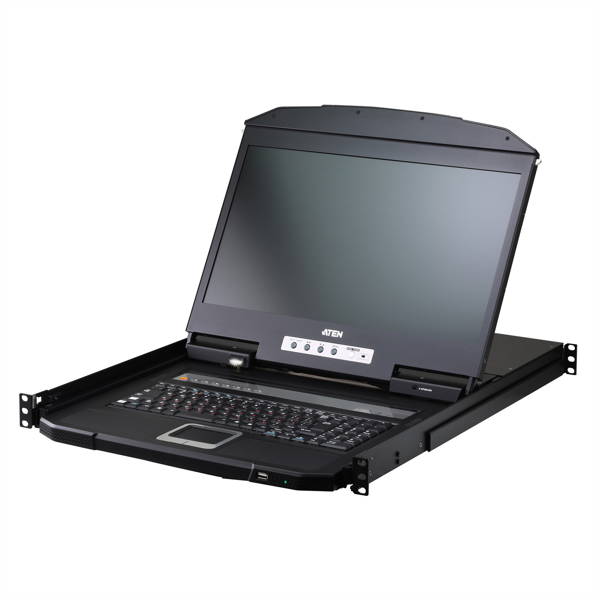 ATEN CL3708NX FR KVM-Switch 8-Port 18.5-LCD-Konsole USB HDMI FR-Layout