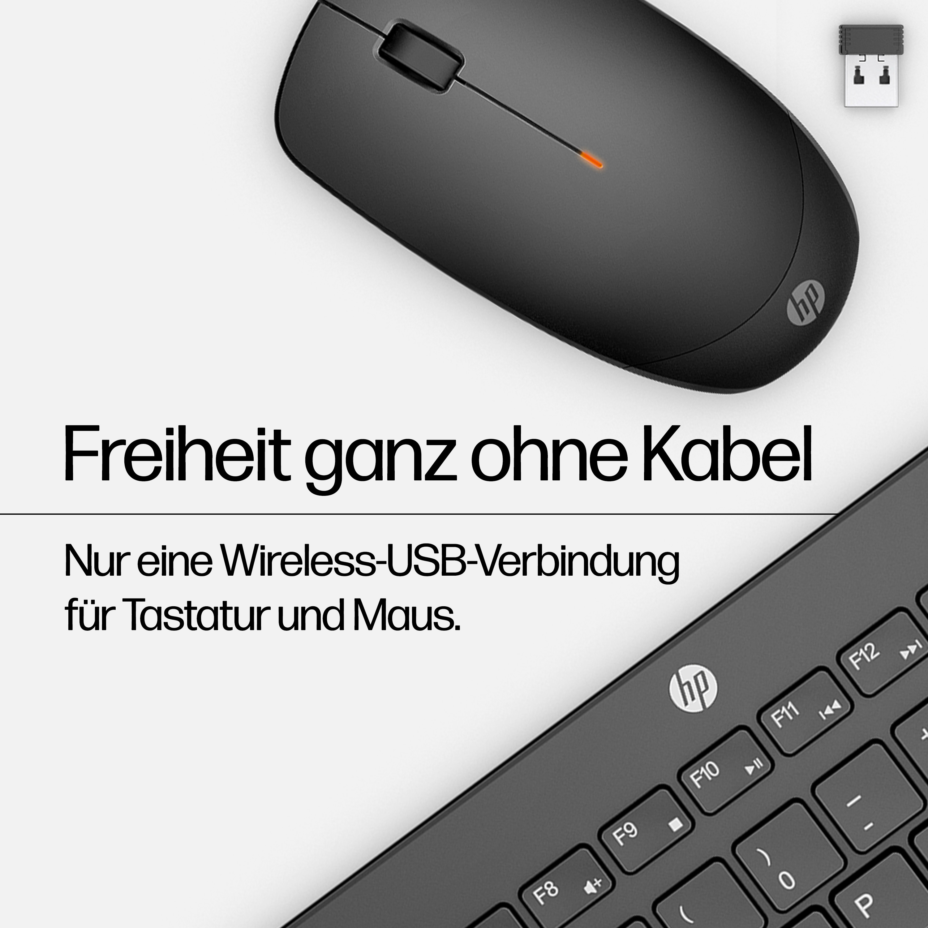 HP Combo tastiera e mouse wireless 230