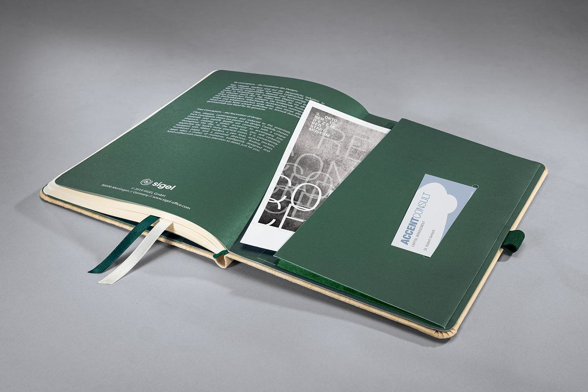 Sigel Conceptum writing notebook A5 194 sheets Bamboo, Beige