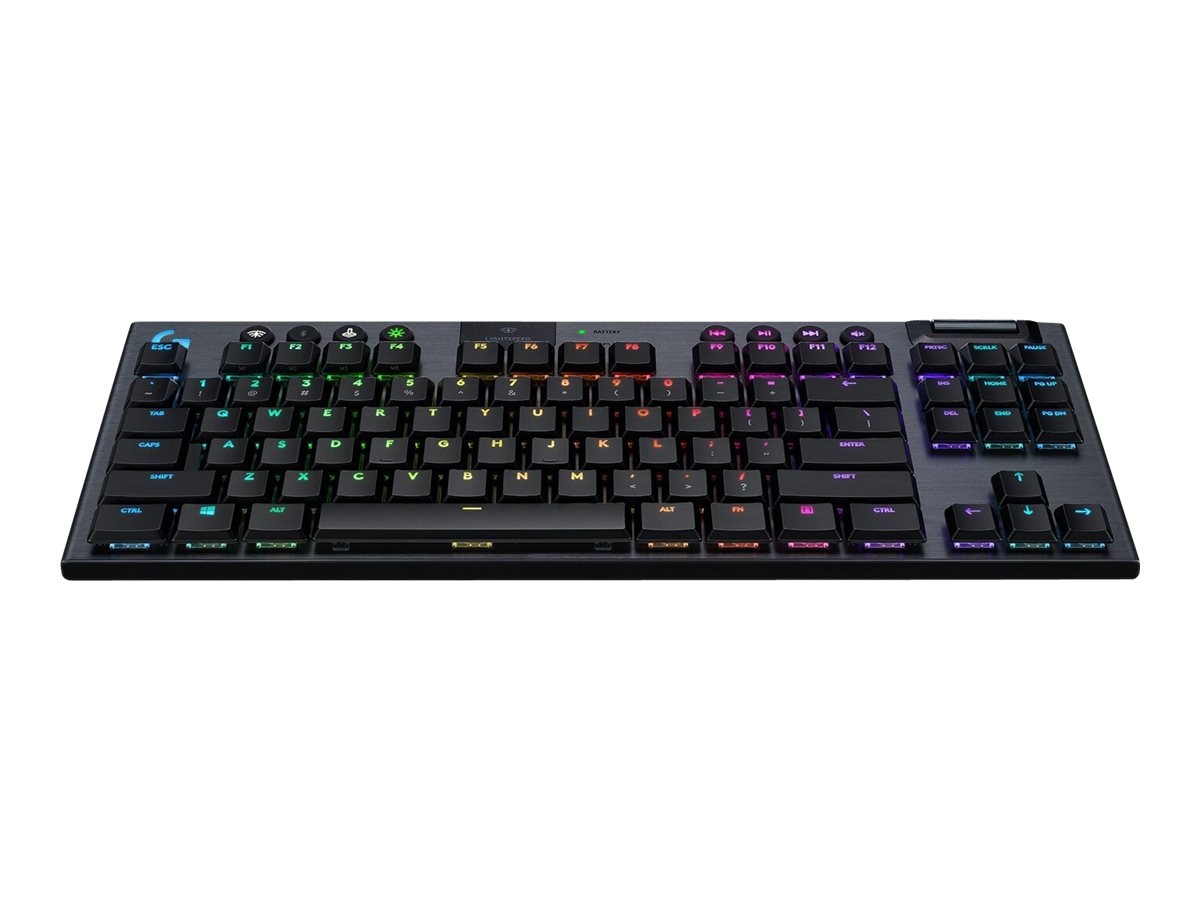 Logitech G G915 Tkl teclado RF Wireless + Bluetooth QWERTY Suizo Carbono