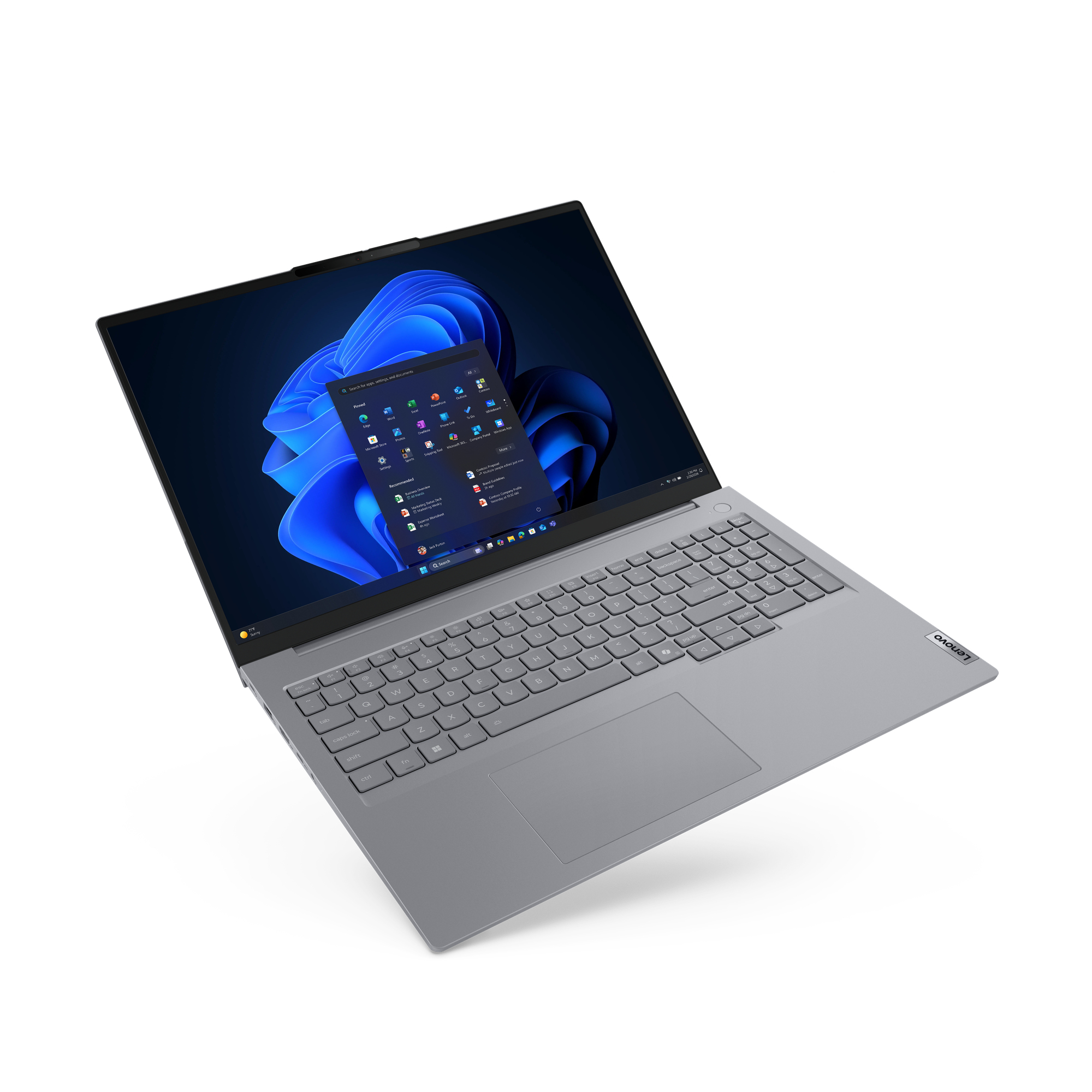 Lenovo ThinkBook 16 G9 AHP AMD Ryzen 7 250 Port�til 40,6 cm (16) WUXGA 32 GB DDR5-SDRAM 1 TB SSD Wi-Fi 7 (802.11be) Windows 11 Pro Alem�n Gris