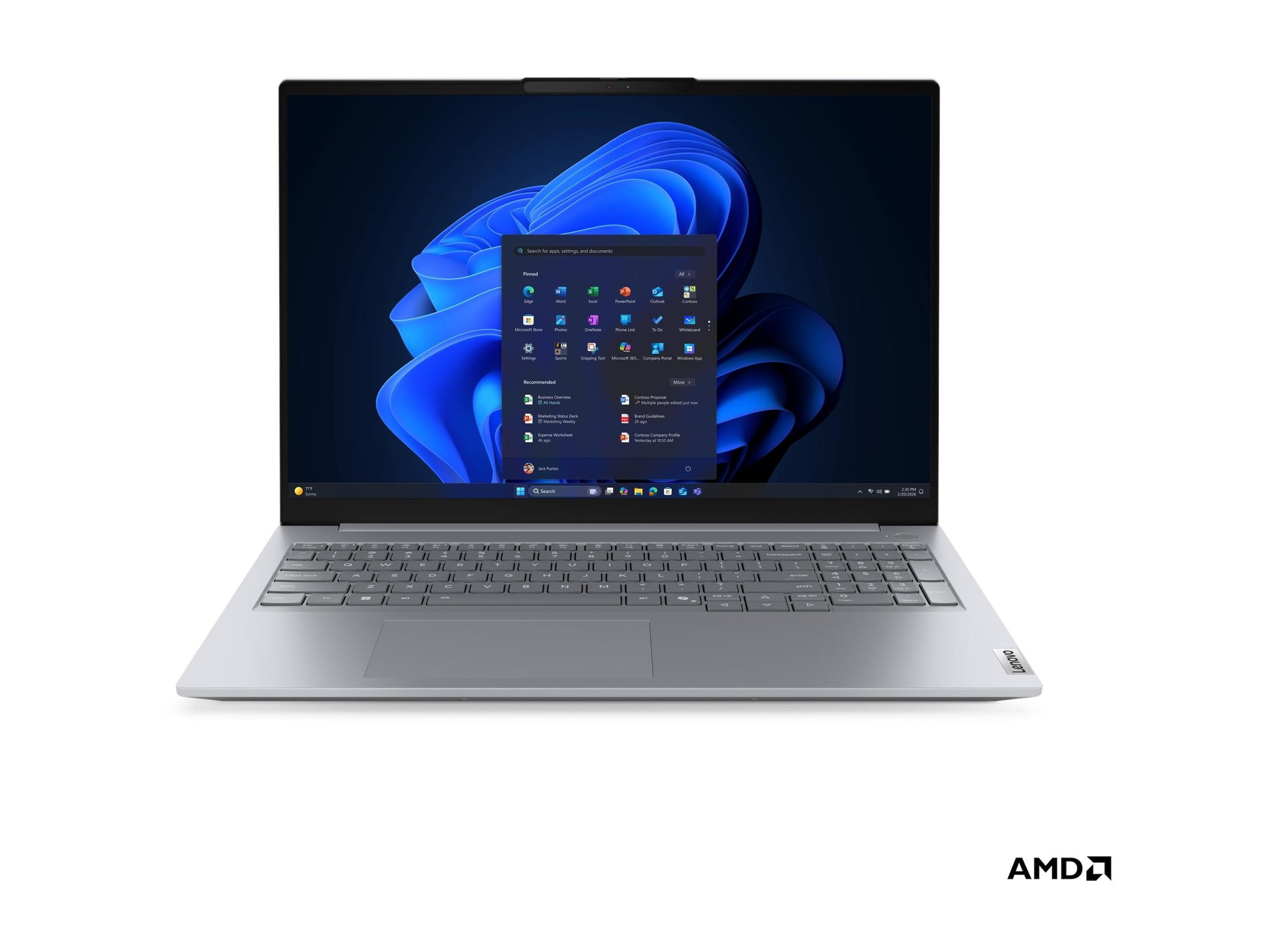 Lenovo ThinkBook 16 G9 AHP AMD Ryzen 7 250 Port�til 40,6 cm (16) WUXGA 32 GB DDR5-SDRAM 1 TB SSD Wi-Fi 7 (802.11be) Windows 11 Pro Alem�n Gris