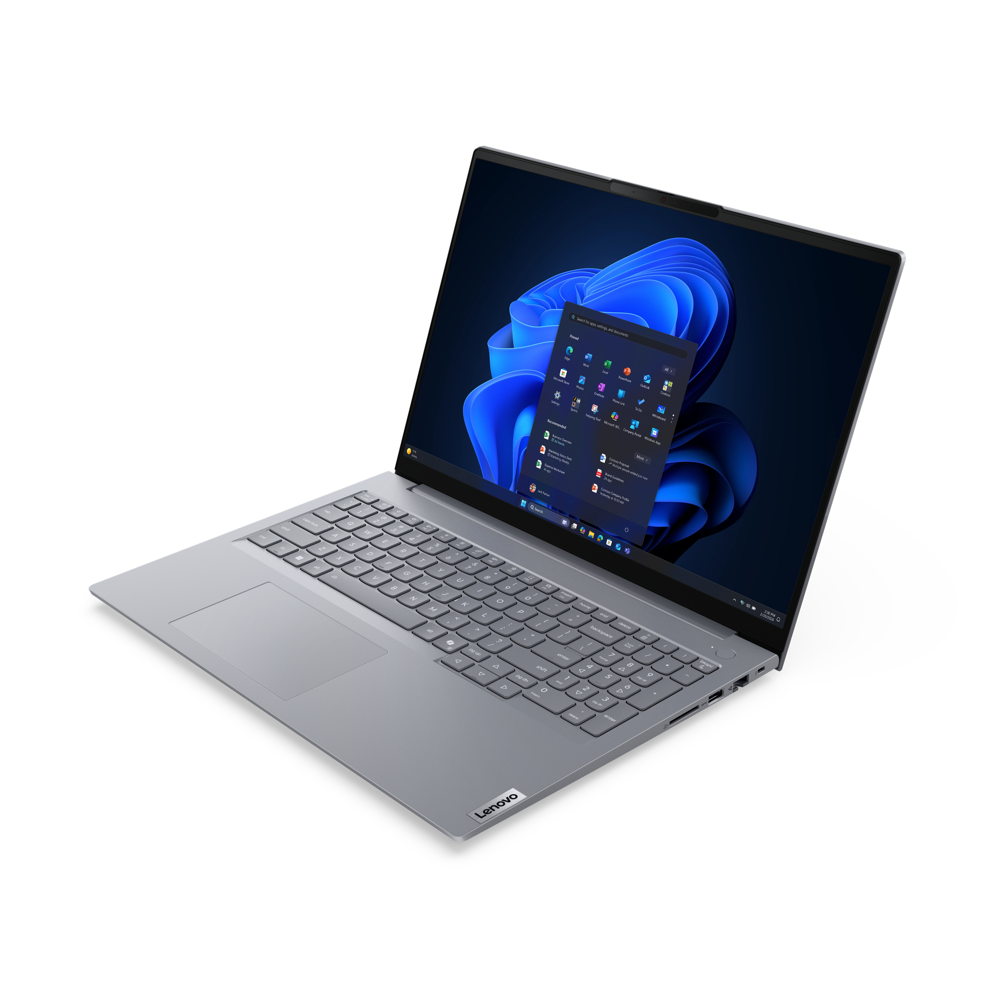 Lenovo ThinkBook 16 G9 AHP AMD Ryzen 7 250 Port�til 40,6 cm (16) WUXGA 32 GB DDR5-SDRAM 1 TB SSD Wi-Fi 7 (802.11be) Windows 11 Pro Alem�n Gris