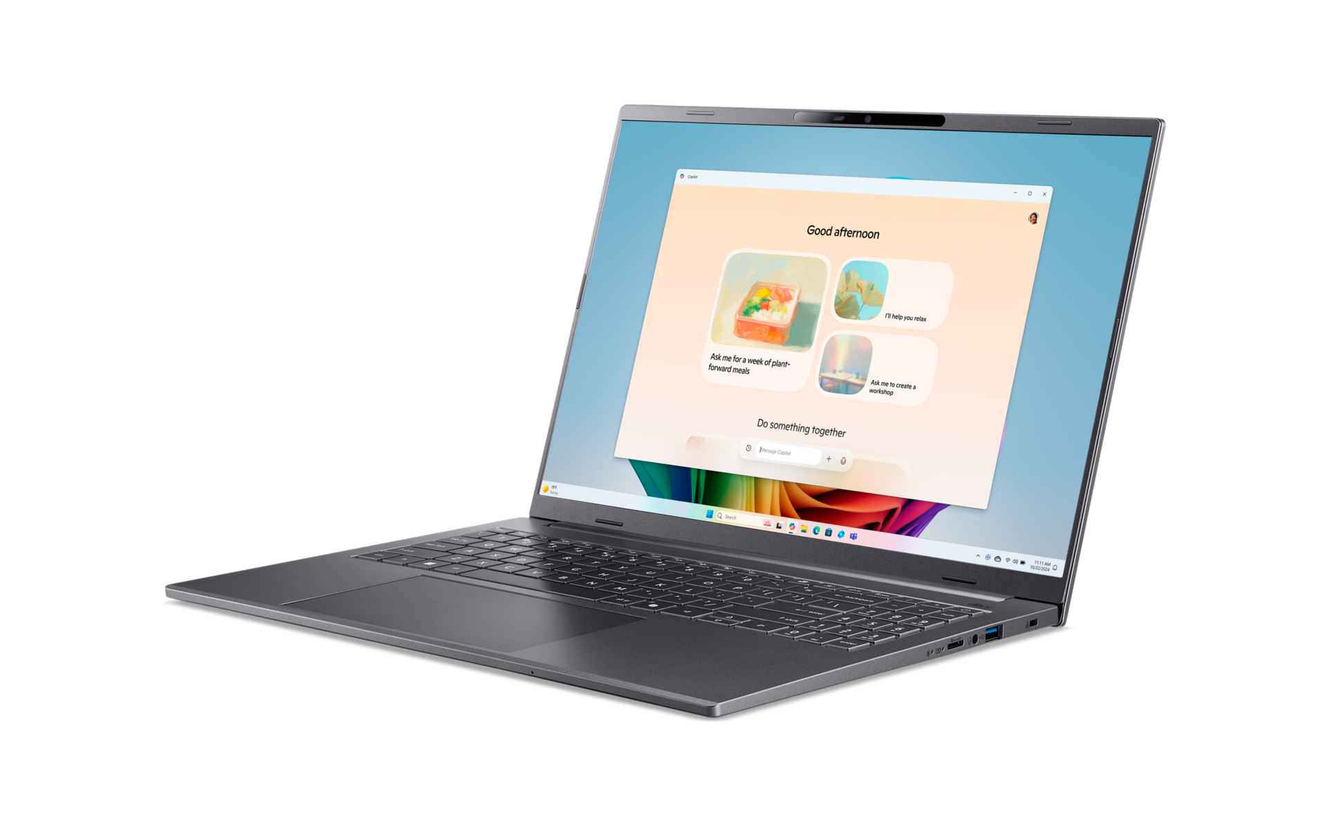 Acer Aspire 16 AI A16-11M - 180�-Scharnierdesign - Snapdragon X X1-26-100 - Win 11 Home - Qualcomm Adreno - 32 GB RAM - 1.024 TB SSD NVMe, QLC - 40.6 cm (16)