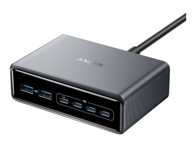 ANKER Prime - Netzteil - GaN - 200 Watt - 6 Ausgabeanschlussstellen 4 x USB-C 2