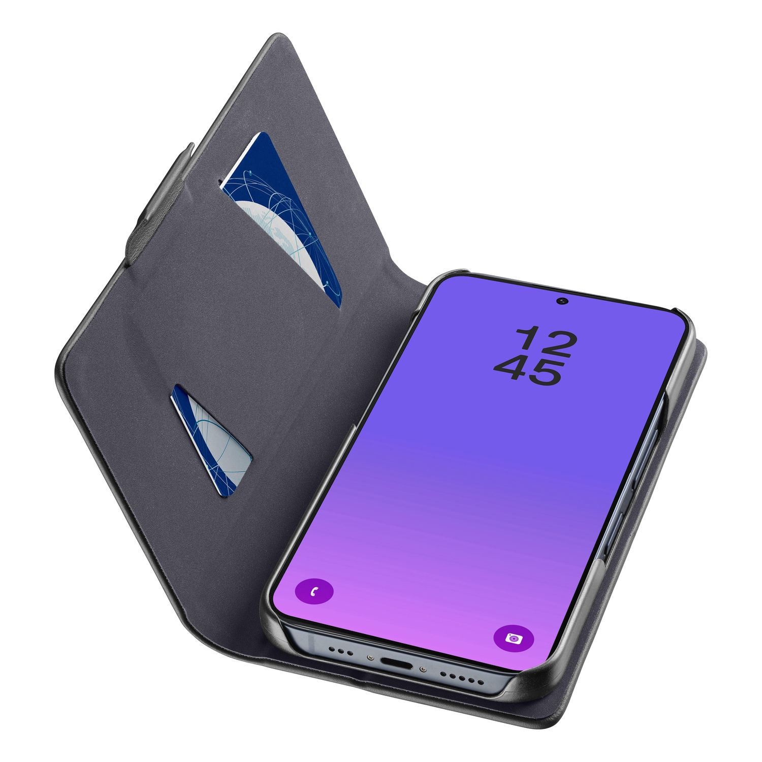 Cellularline Book Case f�r Samsung A57 5G Schwarz