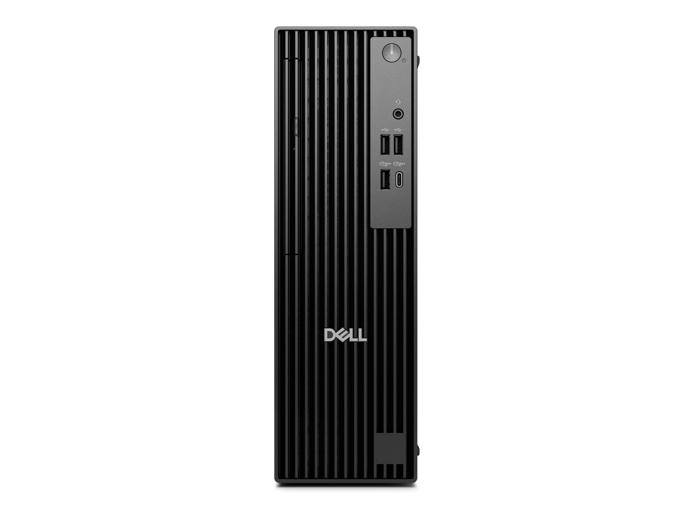 Dell Pro Slim QCS1250 - Schlanker Desktop - Core Ultra 7 265 / 2.4 GHz - RAM 16 GB - SSD 512 GB - NVMe, TLC - Intel Graphics - 1GbE - Win 11 Pro - Monitor: keiner - Schwarz - BTS - mit 1 Jahr Basis Vor-Ort (AT, DE - 2 Jahre)