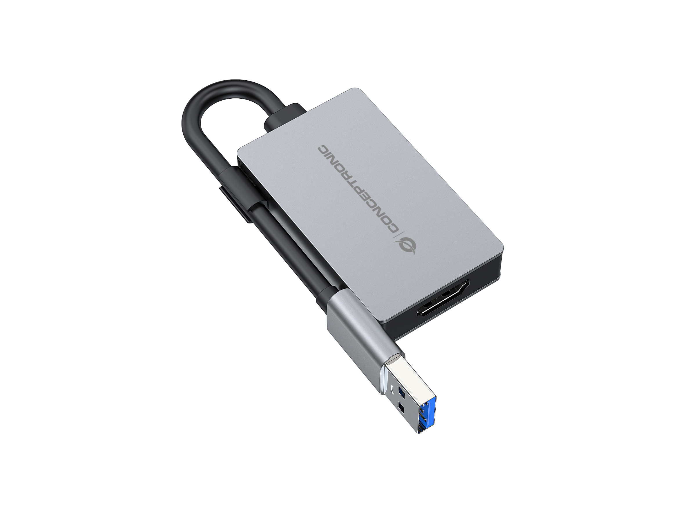Conceptronic ABBY22G USB to HDMI 1.4 Adapter, 1080P 60Hz
