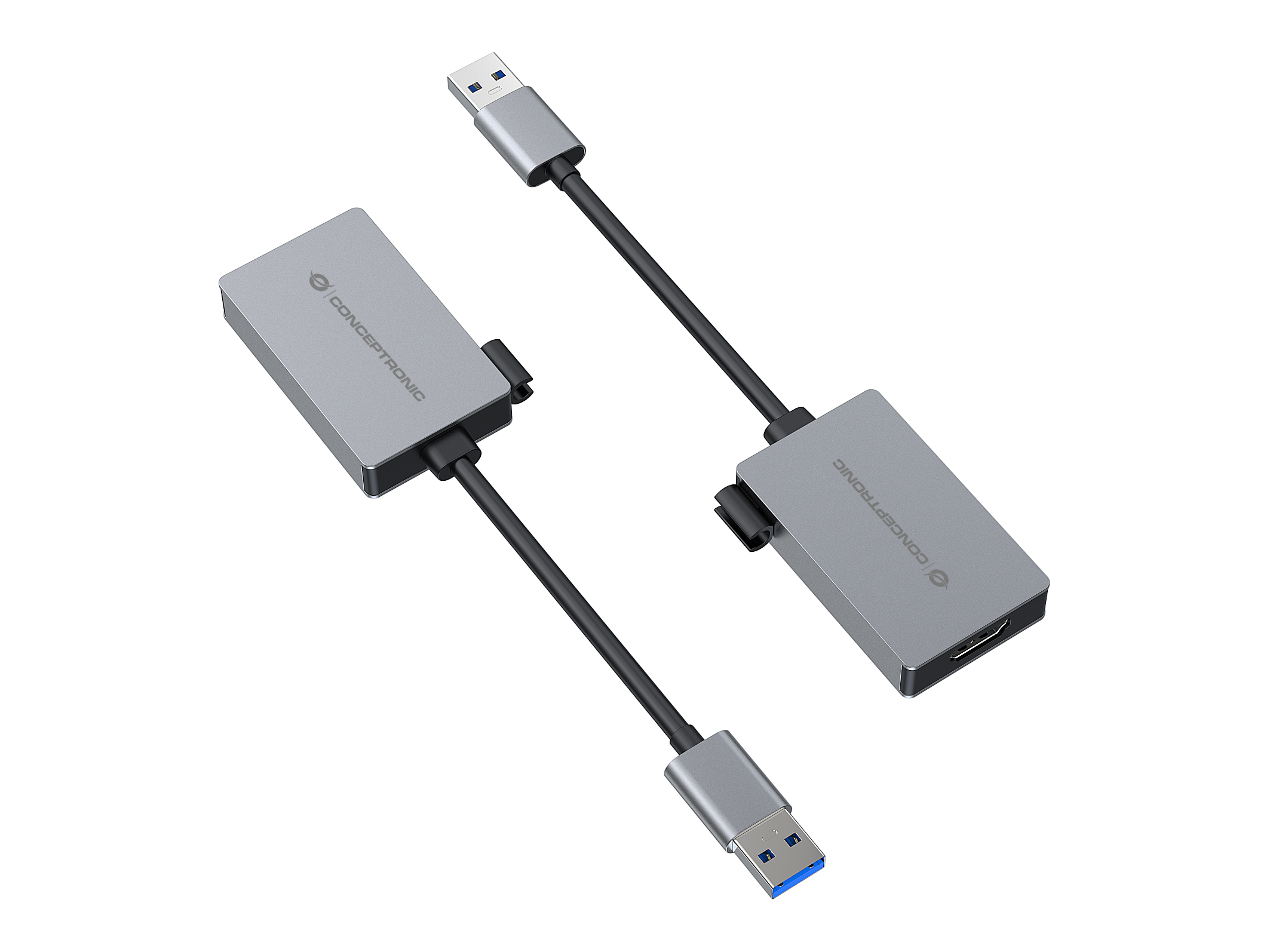 Conceptronic ABBY22G USB to HDMI 1.4 Adapter, 1080P 60Hz