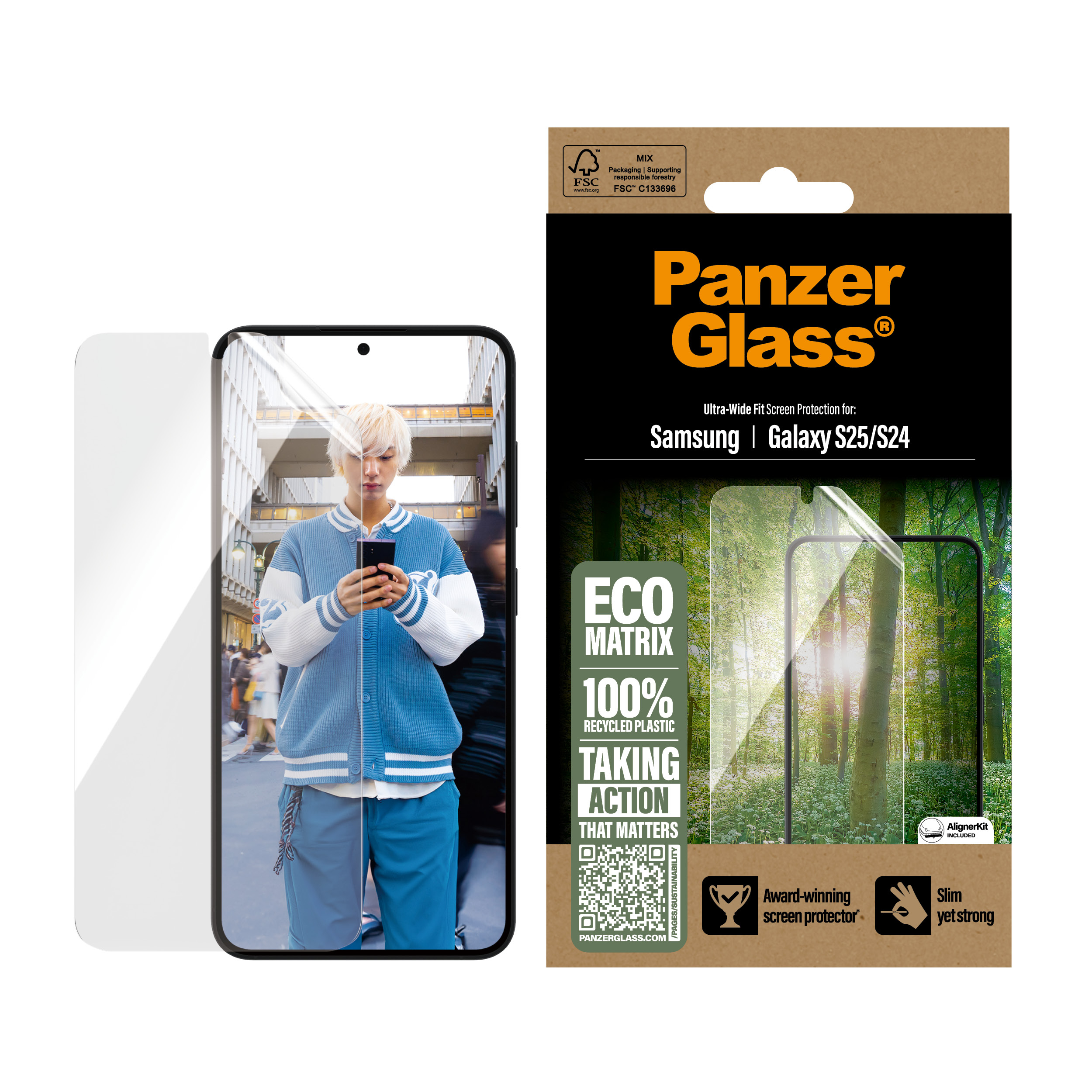PanzerGlass ECO Matrix - Bildschirmschutz f�r Handy