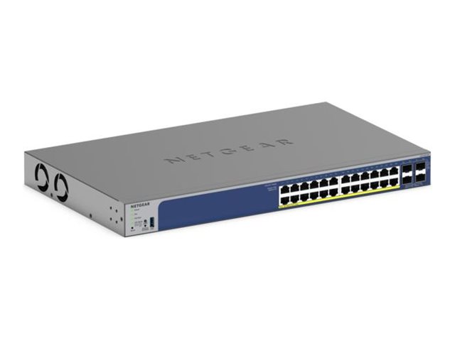 Netgear 24P GE POE+ SMART SWTH W/10G SFP+ (GS728TXPV3)