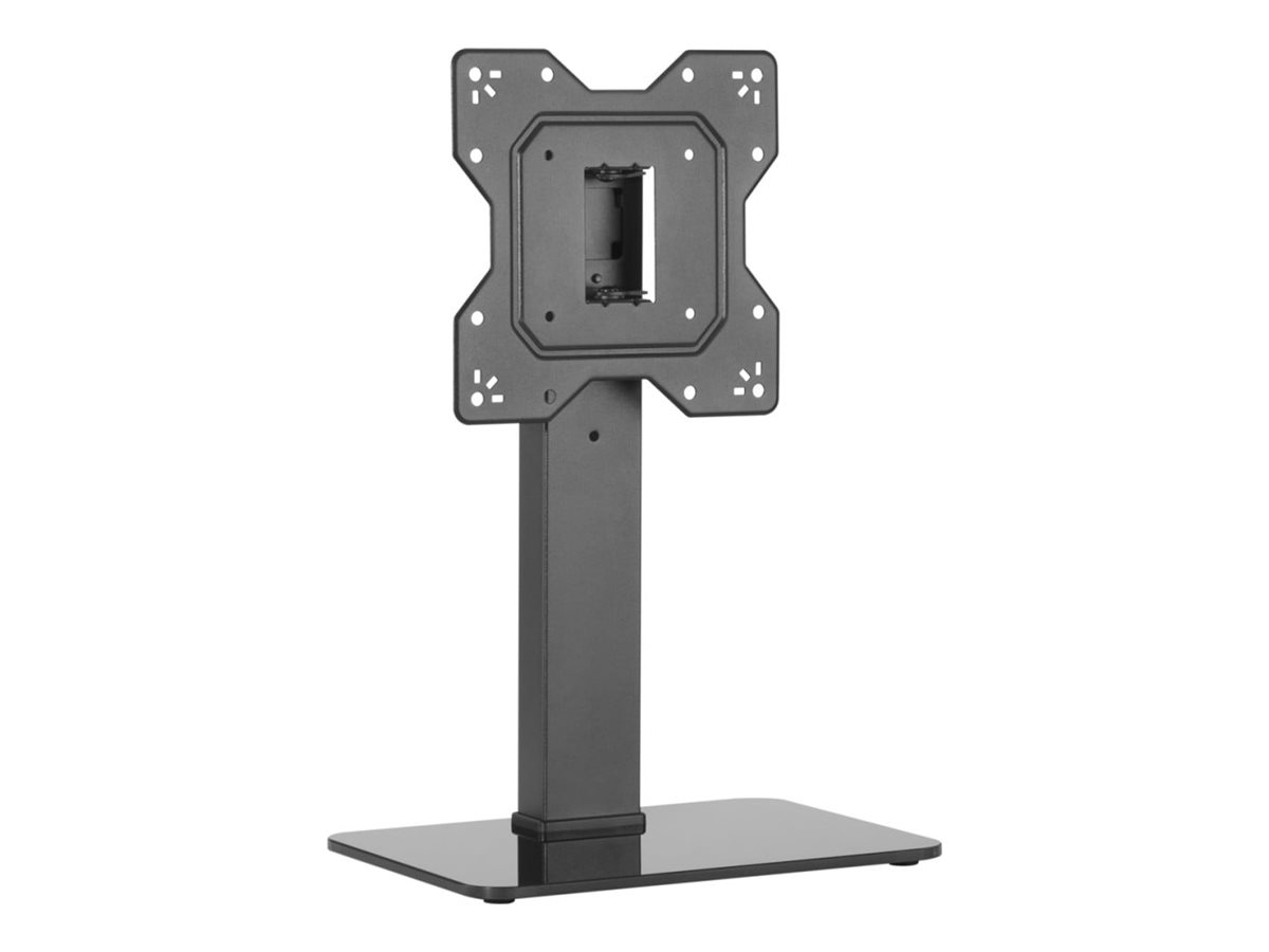 IC Intracom TECHly DESK 100 - Aufstellung - fr LCD display / curved LCD display / monitor - Stahl, Temperglas - Schwarz - Bildschirmgre: 58.42-109.22 cm (23-43)