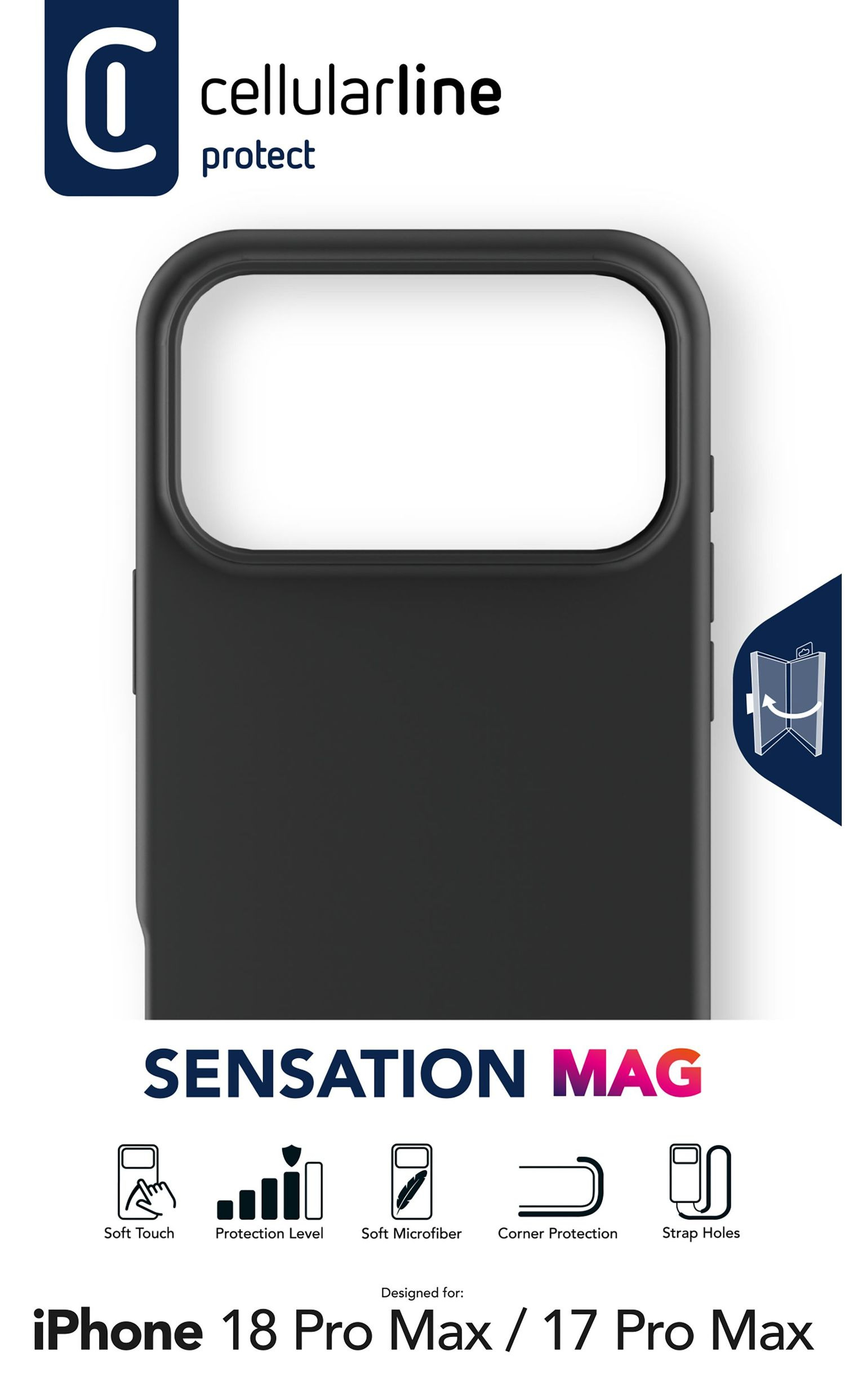 Cellularline SENSATION MAG - IPHONE 17 PRO MAX / 18 PRO MAX