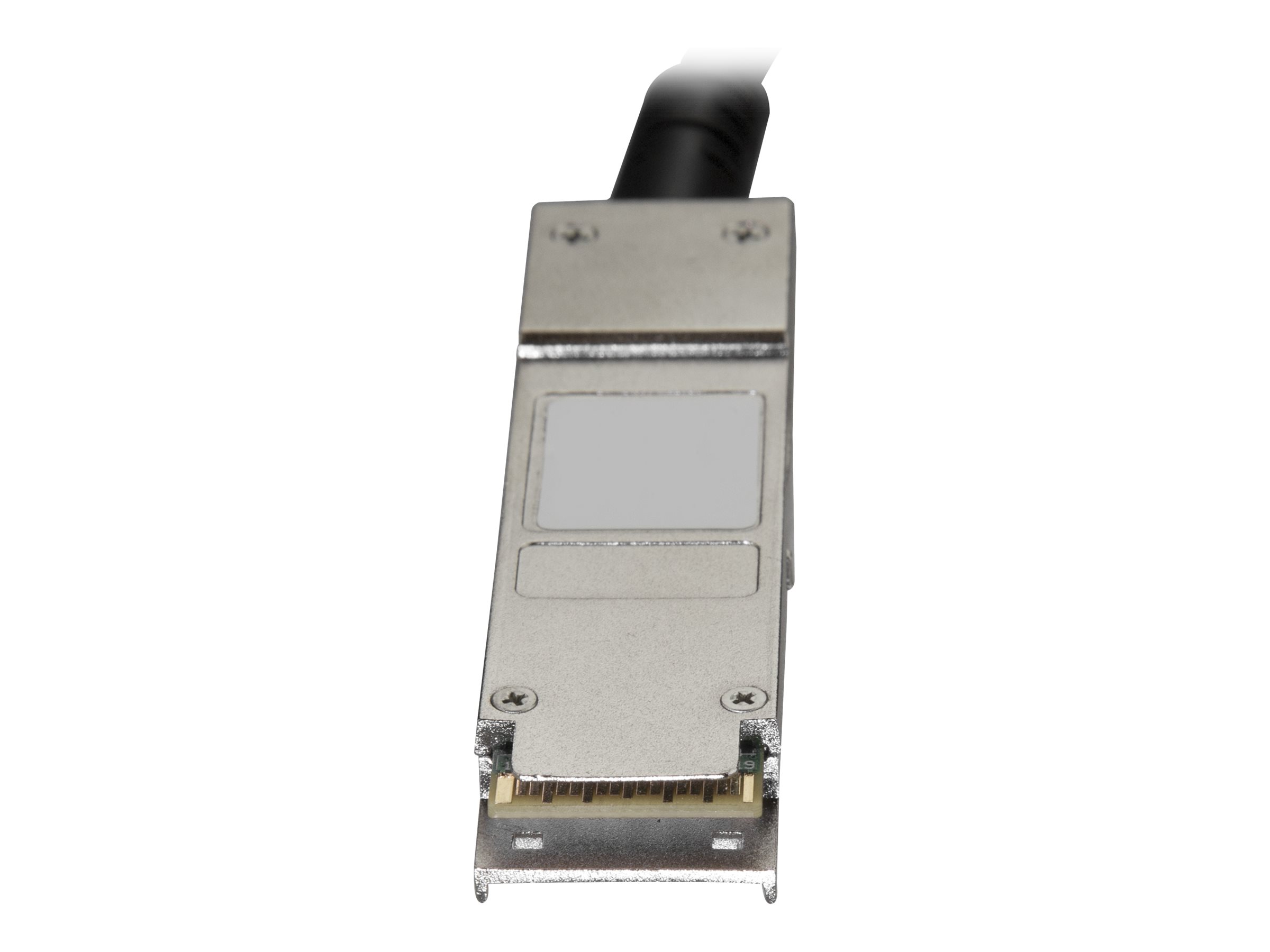 StarTech.com Cble QSFP+ vers 4x SFP+  connexion directe conforme  MSA - Cordon DAC Twinax de 3 m