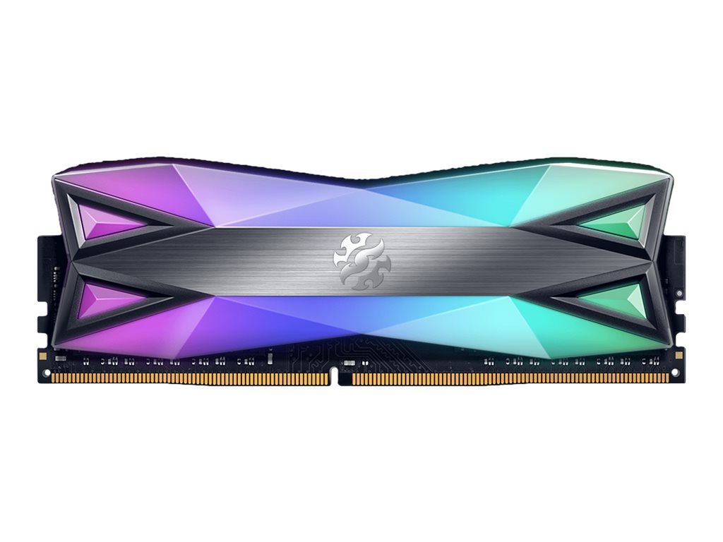 ADATA XPG SPECTRIX D60G - DDR4 - Modul - 8 GB - DIMM 288-PIN - 3200 MHz / PC4-25600 - CL16 - 1.35 V - ungepuffert - non-ECC - wolframgrau (AX4U32008G16A-ST60)