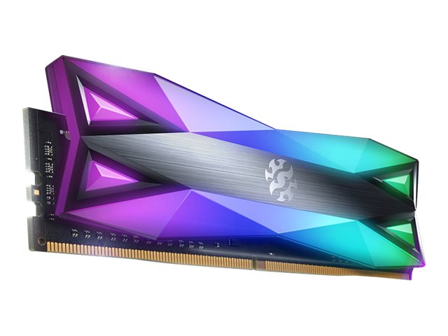 ADATA XPG SPECTRIX D60G - DDR4 - Modul - 8 GB - DIMM 288-PIN - 3200 MHz / PC4-25600 - CL16 - 1.35 V - ungepuffert - non-ECC - wolframgrau (AX4U32008G16A-ST60)
