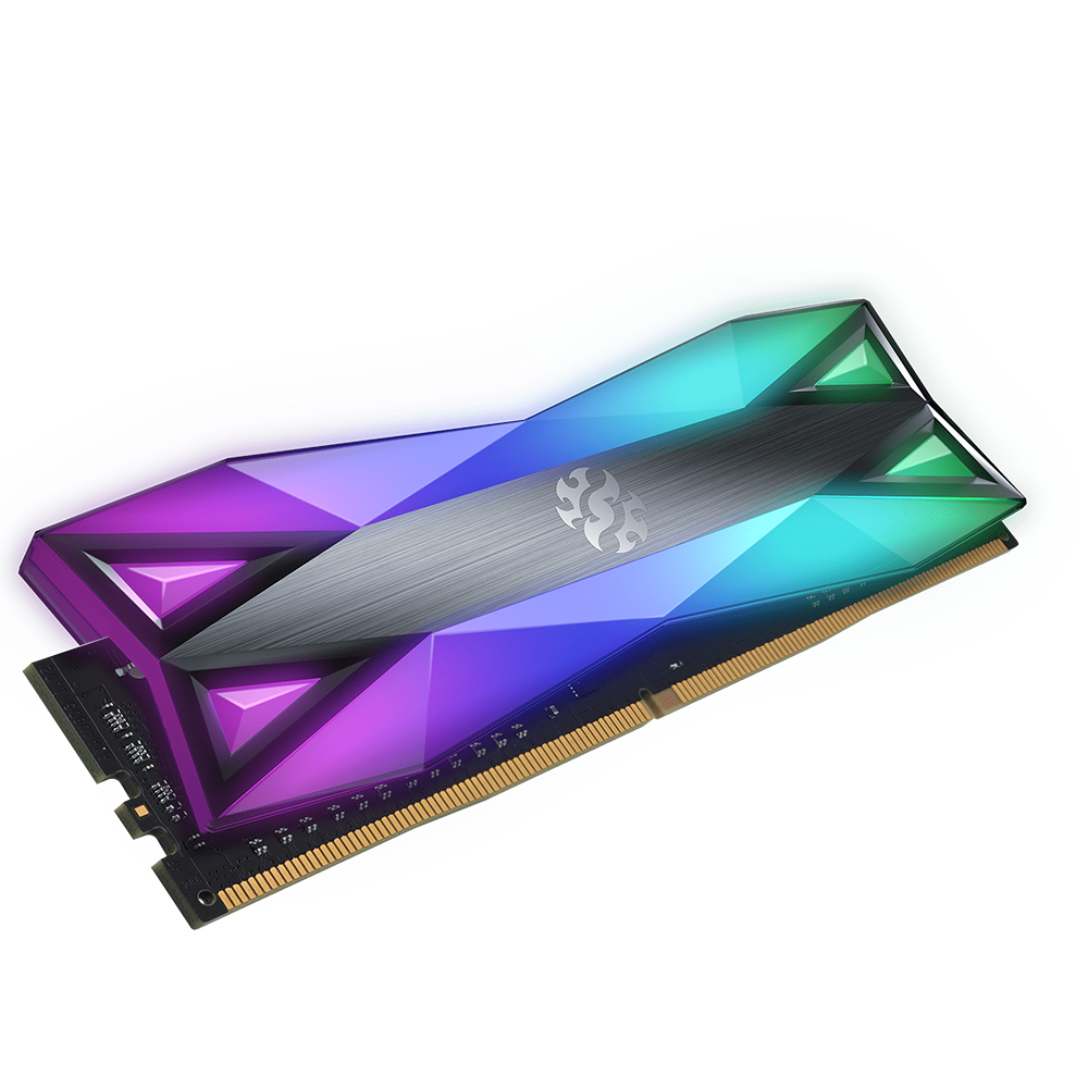 ADATA XPG SPECTRIX D60G - DDR4 - Modul - 8 GB - DIMM 288-PIN - 3200 MHz / PC4-25600 - CL16 - 1.35 V - ungepuffert - non-ECC - wolframgrau (AX4U32008G16A-ST60)