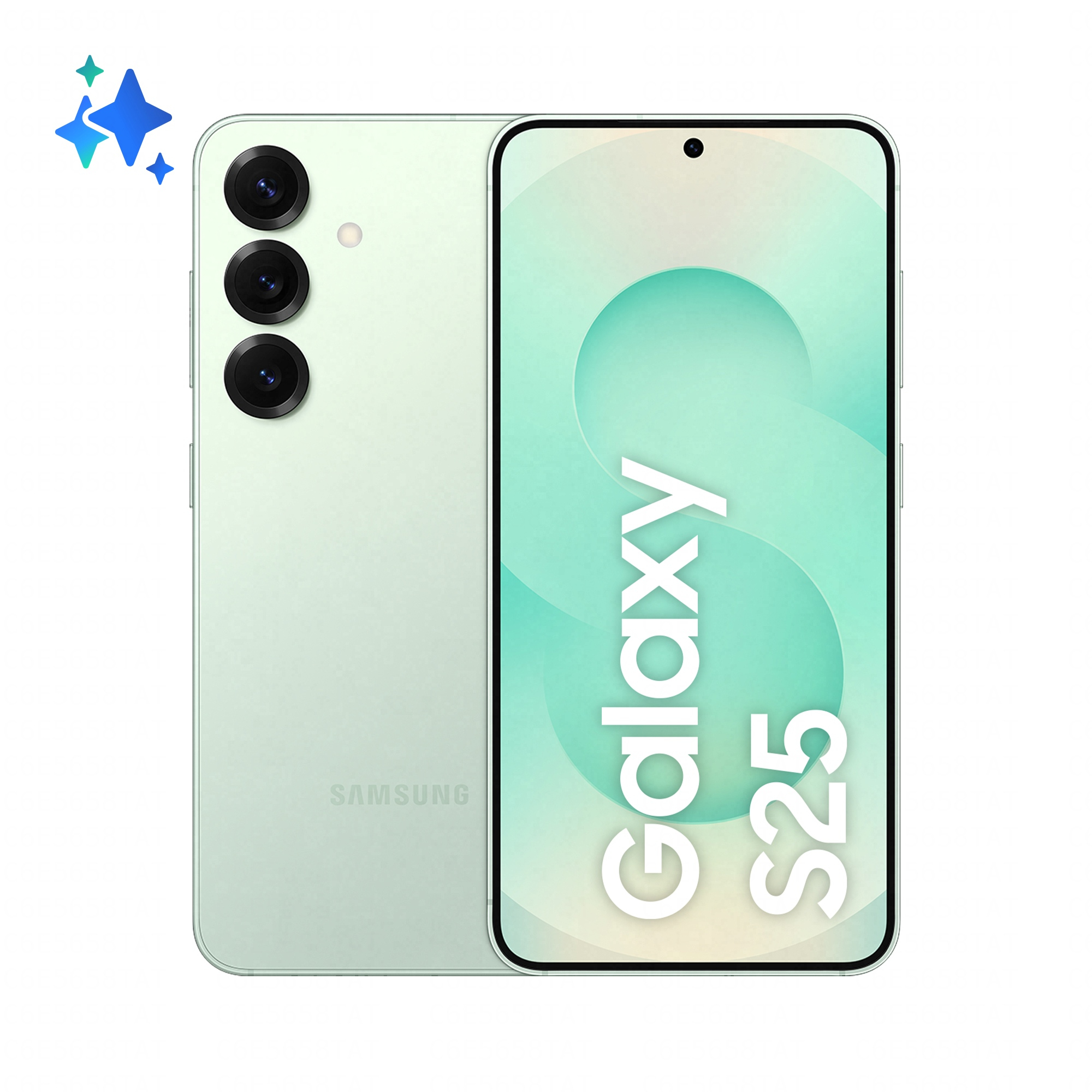 Samsung Galaxy S25 15,8 cm (6.2) Double SIM Android 15 5G USB Type-C 12 Go 512 Go 4000 mAh Couleur menthe