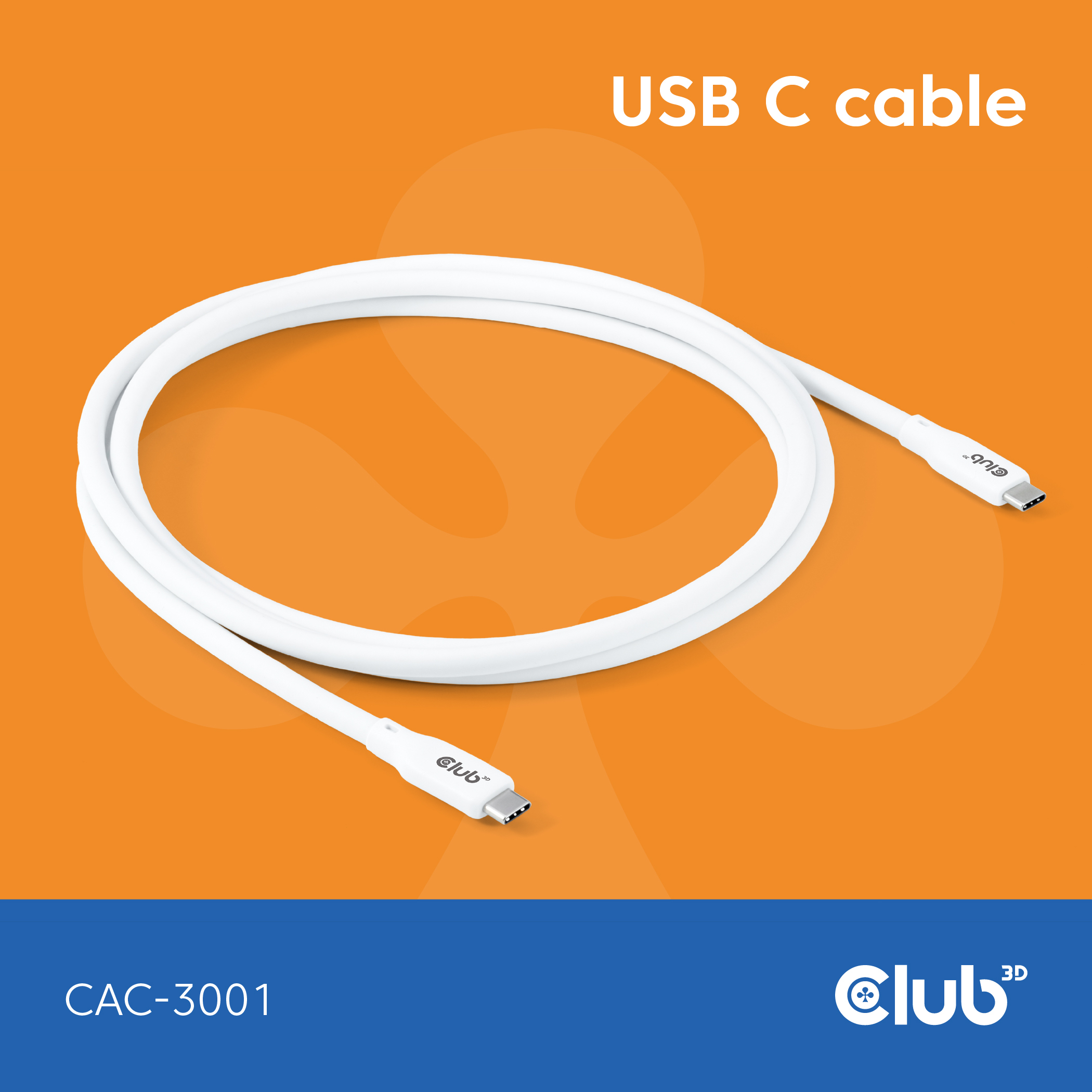 CLUB3D CAC-3001 cble USB USB4 Gen 3x2 2 m USB C