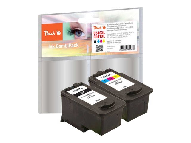 Peach PI100-161 ink cartridge Black, Cyan, Magenta, Yellow