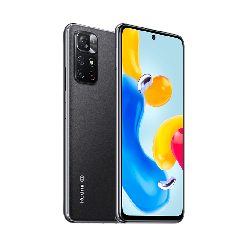 Xiaomi Redmi Note 11S 5G 16,8 cm (6.6) Double SIM Android 11 USB Type-C 4 Go 128 Go 5000 mAh Noir