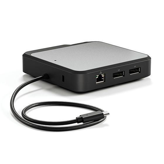 ALOGIC DUCD2 replicatore di porte e docking station per laptop Cablato USB 3.2 Gen 2 (3.1 Gen 2) Type-C Grigio, Nero