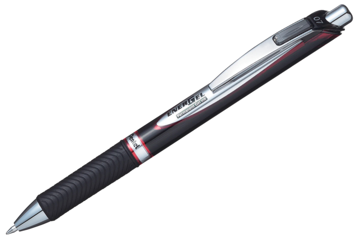 Pentel BLP77-BX penna gel Penna in gel retrattile Rosso 12 pz