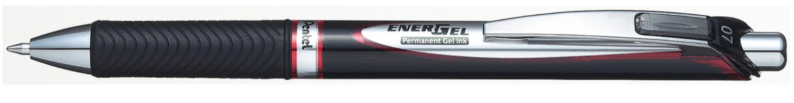 Pentel BLP77-BX penna gel Penna in gel retrattile Rosso 12 pz