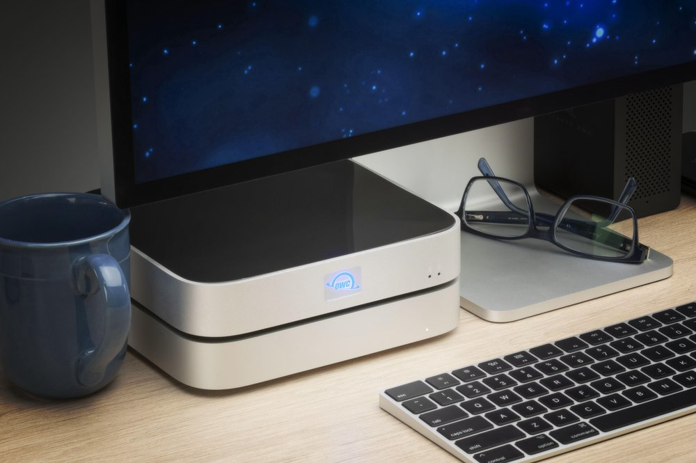 OWC miniStack STX Bo�tier disque dur/SSD Noir, Argent 2.5/3.5