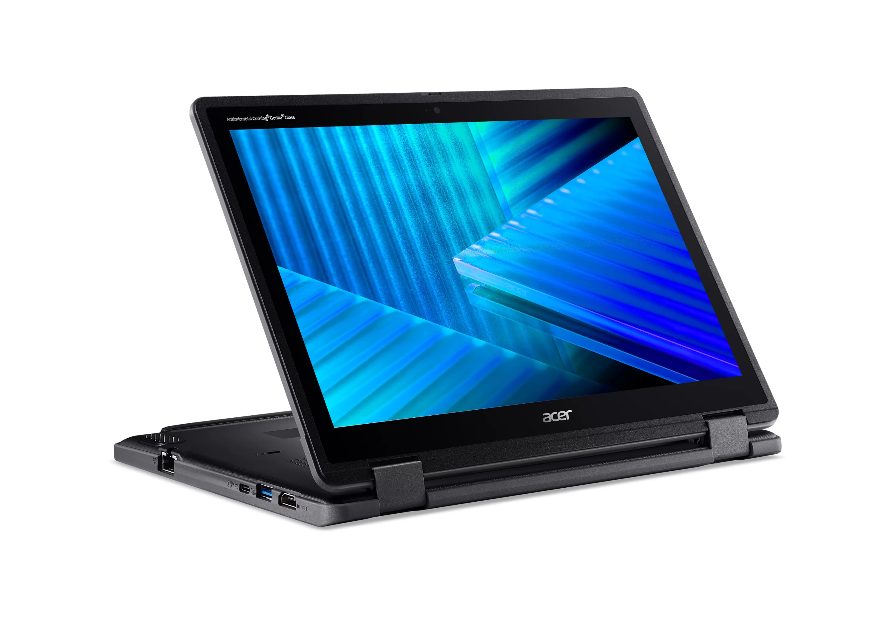 Acer TravelMate B3 Spin 12 TMB312RN-31-TCO - Flip-Design - Intel N-series N250 / 1.3 GHz - Win 11 Pro Education - Intel Graphics - 16 GB RAM - 128 GB SSD NVMe, 3D Triple-Level Cell (TLC)
