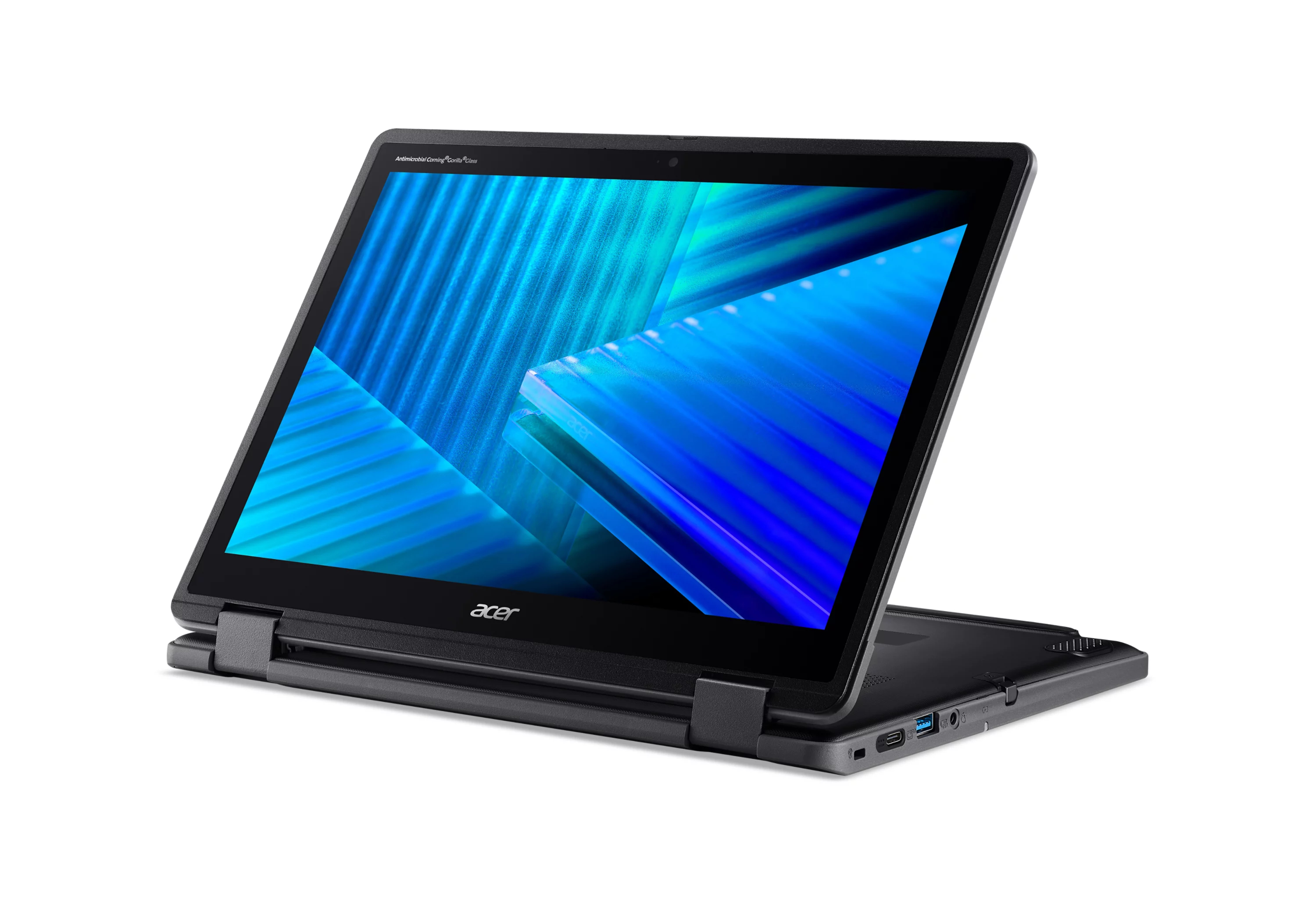 Acer TravelMate B3 Spin 12 TMB312RN-31-TCO - Flip-Design - Intel N-series N250 / 1.3 GHz - Win 11 Pro Education - Intel Graphics - 16 GB RAM - 128 GB SSD NVMe, 3D Triple-Level Cell (TLC)