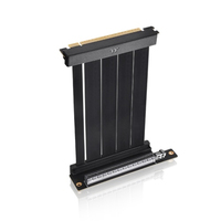 Thermaltake PCI-E 4.0 Dual 90 Riser Cable schwarz 13cm