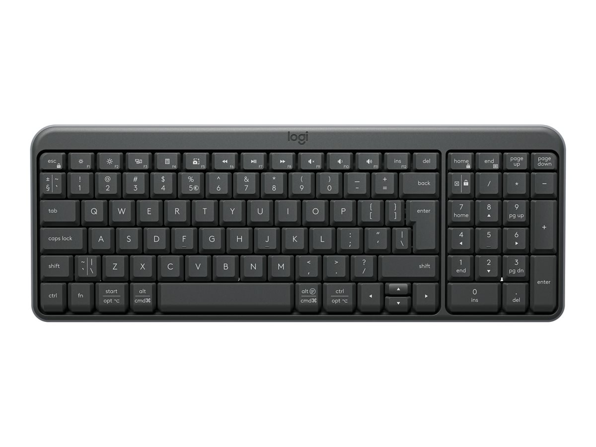 Logitech 920-013451 teclado RF Wireless + Bluetooth Internacional de EE.UU. Grafito