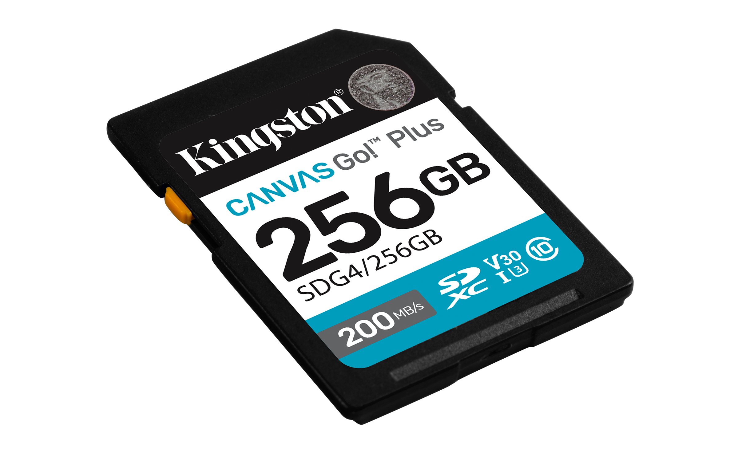 Kingston 256GB SDXC Canvas Go Plus Gen4 200MB/s C10 UHS-I U3 - Secure Digital (SD)