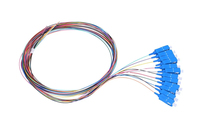 Extralink Pigtail-Set SC/UPC Einzelmodus - 900um - G.652D - 1,5m - 12 St�ck - 12 Farben - 1,5 m - FTTH - G.652D - SC