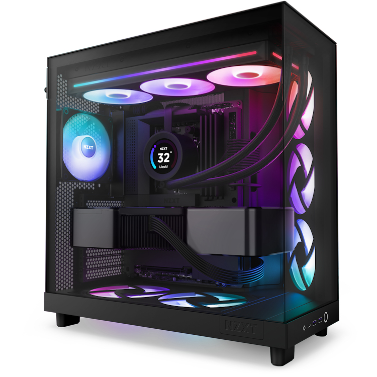 NZXT RF-U36HF-B1 syst�me de refroidissement d ordinateur Boitier PC Ventilateur 36 cm Noir