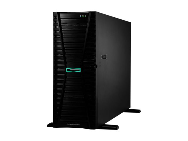 HPE ProLiant ML350 Gen11 - Server - Tower - 4U - zweiweg - 1 x Xeon Silver 4510 / 2.4 GHz - RAM 64 GB - SATA/SAS/NVMe - Hot-Swap 6.4 cm (2.5)